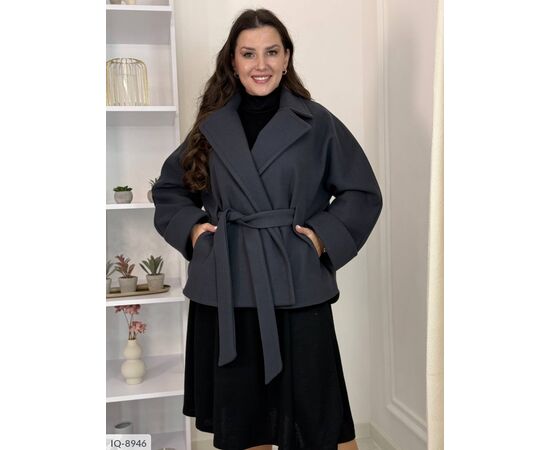 Фотография Женское кашемировое пальто БАТАЛ р.48-50;52-54;56-58 (3цв) "VLADA" купить недорого от прямого поставщика, изображение 9