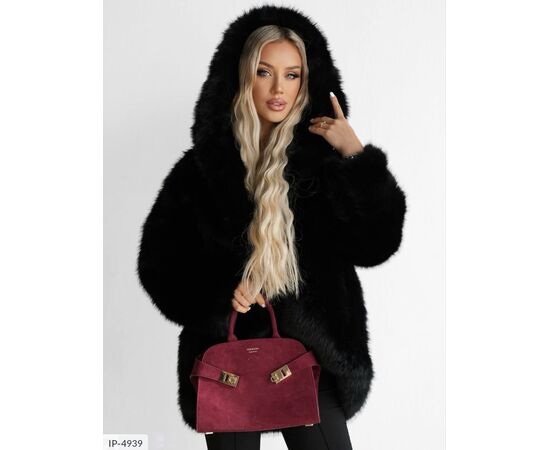Фотография Шуба женская р.S;M;L (2цв) "ANNVER" купить недорого от прямого поставщика, изображение 2