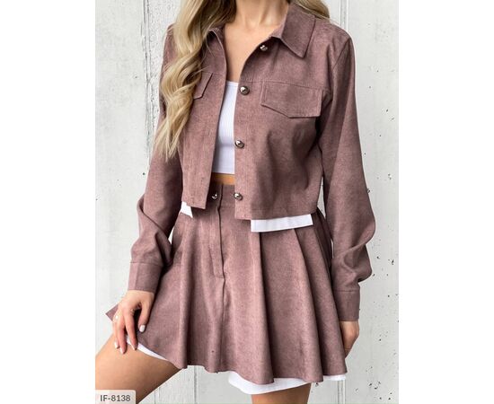 (жакет і спідниця-шорти) р.42-44;46-48 (6кол.) "ANNABELLE" купити недорого від прямого постачальника, зображення 17