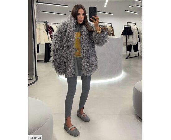 Шуба жіноча р.S-M;M-L (3кол.) "ANNVER" купити недорого від прямого постачальника, зображення 14