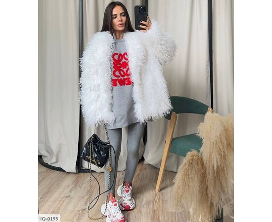 Шуба жіноча р.S-M;M-L (3кол.) "ANNVER" купити недорого від прямого постачальника, зображення 12