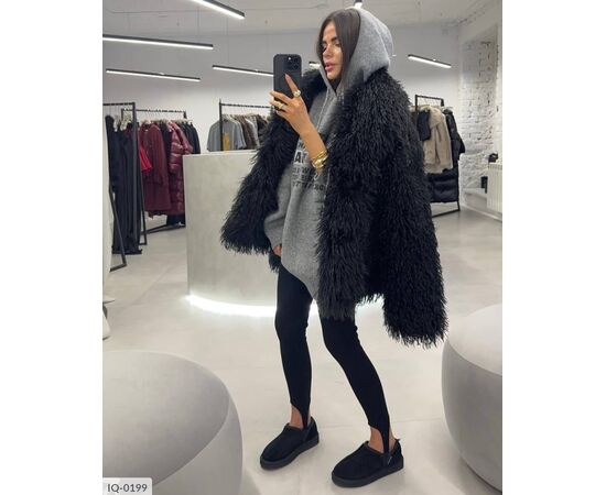 Шуба жіноча р.S-M;M-L (3кол.) "ANNVER" купити недорого від прямого постачальника, зображення 18