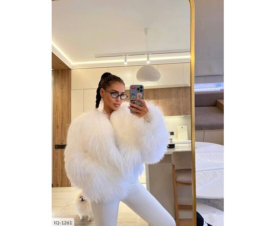 Шуба жіноча р.S-M;M-L (3кол.) "ANNVER" купити недорого від прямого постачальника, зображення 8