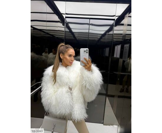 Шуба жіноча р.S-M;M-L (3кол.) "ANNVER" купити недорого від прямого постачальника, зображення 6