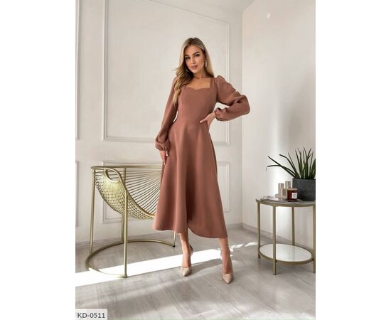 Фотография Платье женское р.42-44;46-48 (8цв) "ANNABELLE" купить недорого от прямого поставщика, изображение 49