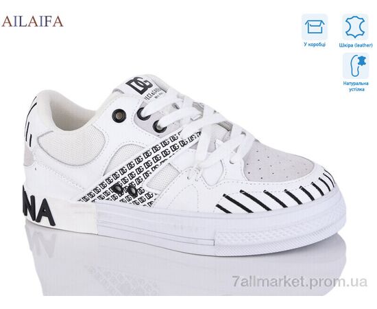 Кросівки жіночі модні Весна/осінь 7025 white (8 пар р.36-41) "Ailaifa" недорого оптом від прямого постачальника, зображення 2