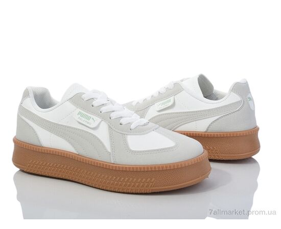 Фотография Кроссовки женские модные Весна/осень HD71 (149-67) white-grey (8 пар р.36-41) "Violeta" недорого оптом от прямого поставщика, изображение 2