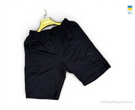 Фотография Шорты мужские Лето 02-1PM чорний (5 шт. р.сетка 46-54) "Sport style" недорого оптом от прямого поставщика, изображение 2