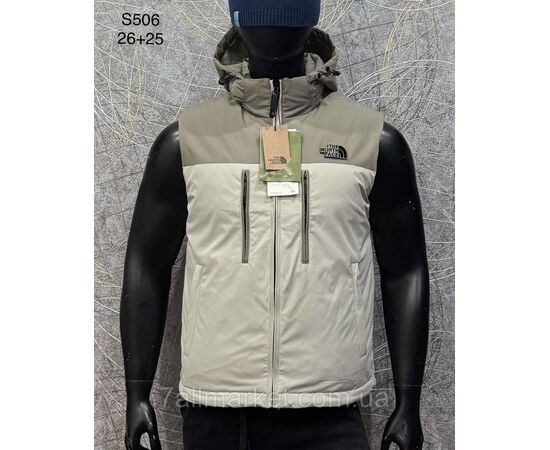 Жилетка чоловіча плащівка р-ри L-4XL (3 кв) "PROSTOMEN" недорого від прямого постачальника, зображення 2