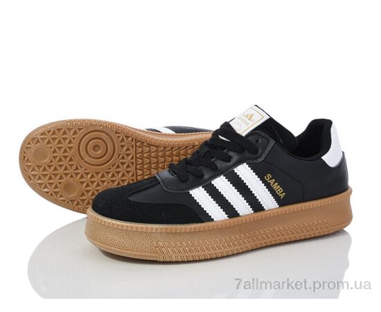 Кросівки жіночі модні Весна/осінь HD22(143-48) black-white (8 пар р.36-41) "Violeta" недорого оптом від прямого постачальника, зображення 2