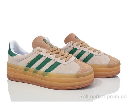 Фотография Кроссовки мужские модные Весна/осень HD60-1106-5 beige-green (8 пар р.36-41) "Violeta" недорого оптом от прямого поставщика, изображение 2