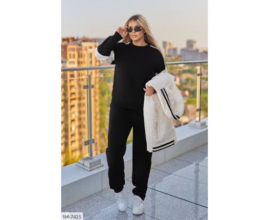 Фотография Женский прогулочный костюм со штанами большие размеры р.50-52;54-56;58-60;62-64 "LETTI" купить недорого от прямого поставщика, изображение 13