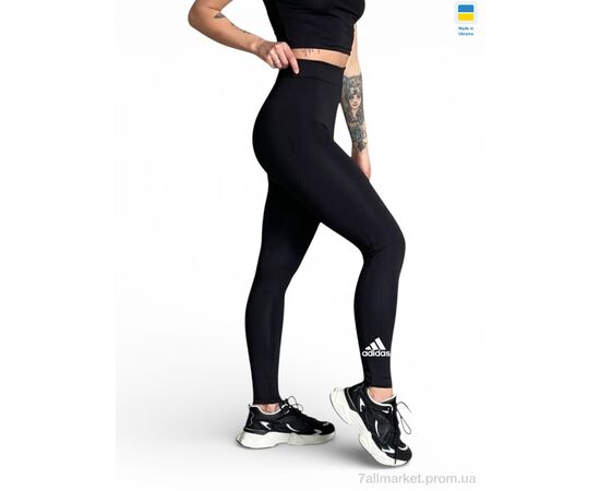 Фотография Лосинсы женские Весна/осень 5001Ad чорний (4 шт. р.сетка S-XL) "Sport style" недорого оптом от прямого поставщика, изображение 2