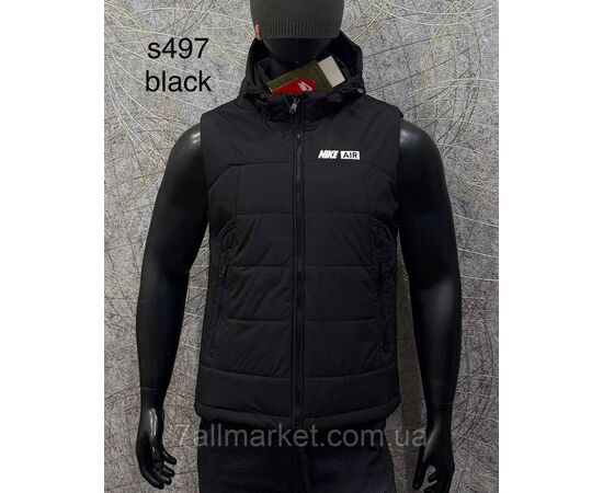 Фотография Жилетка мужская плащёвка р-ры L-4XL (7цв)"PROSTOMEN" недорого от прямого поставщика, изображение 2