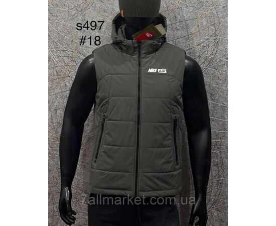 Фотография Жилетка мужская плащёвка р-ры L-4XL (7цв)"PROSTOMEN" недорого от прямого поставщика, изображение 4