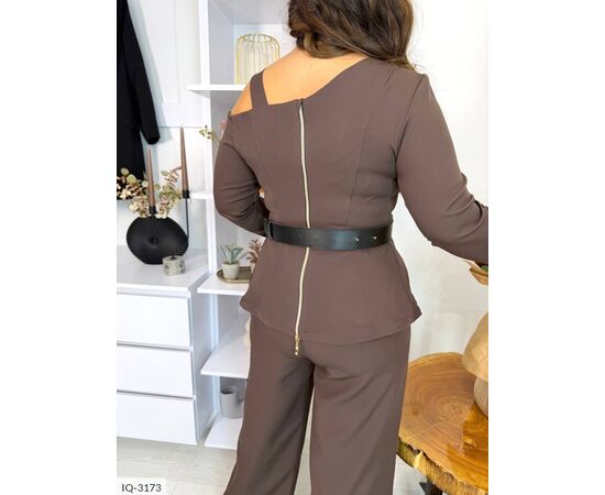 Фотография Костюм двойка женский большие размеры р.48-50;52-54;56-58;62-64;46-48;50-52;54-56;58-60 (3цв) "VLADA" купить недорого от прямого поставщика, изображение 13