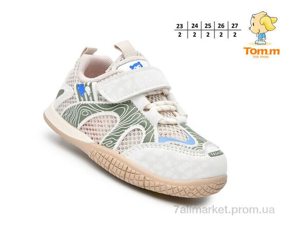 Фотография Кроссовки детские модные Весна/осень T51134B (10 пар р.23-27) "TOM.M" недорого оптом от прямого поставщика, изображение 2