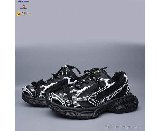 Фотография Кроссовки женские модные Весна/осень N603-T black (3 пар р.38-40) "Clibee-Doremi" недорого оптом от прямого поставщика, изображение 2