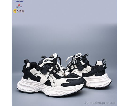 Фотография Кроссовки женские модные Весна/осень N771 black (3 пар р.38-40) "Clibee-Doremi" недорого оптом от прямого поставщика, изображение 2
