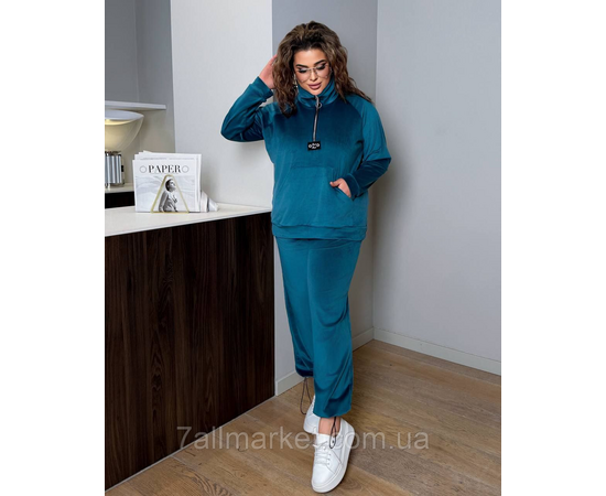 Костюм 2-ка жіночий спортивний велюровий (42-60) "LADA" недорого від прямого постачальника, зображення 3