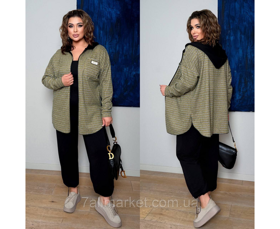 Костюм 2-ка жіночий прогулянковий комбінований (42-60) "LADA" недорого від прямого постачальника, зображення 2