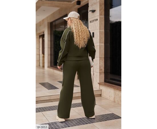 Фотография Костюм женский джинсовый большие размеры р.50-52;54-56;58-60;62-64 (4цв) "LETTI" купить недорого от прямого поставщика, изображение 2