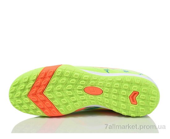 Футбольне взуття дитячі Весна/осінь DIWB25652-1 lime-cyan-orange (8 пар р.36-40) "Restime" недорого оптом від прямого постачальника, зображення 2