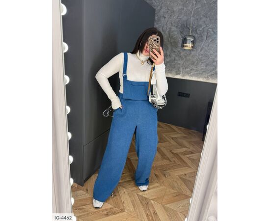 Костюм жіночий джинсовий великі розміри р.50-52;54-56;58-60 (4кол.) "VIKA" купити недорого від прямого постачальника, зображення 9