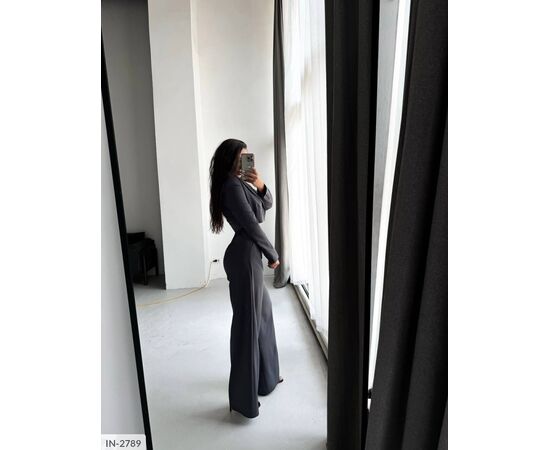 Фотография Костюм двойка женский пиджак и брюки р.S-M;M-L (4цв) "ANNVER" купить недорого от прямого поставщика, изображение 9