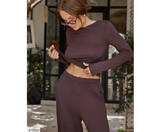 Фотография Женский прогулочный костюм р.S-M;M-L (2цв) "ANNVER" купить недорого от прямого поставщика, изображение 2