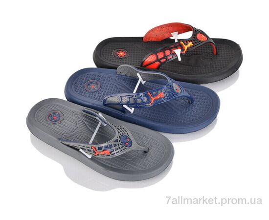 Фотография Шлепки детские летние Лето 1015 mix (24 пар р.30-35) "FG" недорого оптом от прямого поставщика, изображение 3