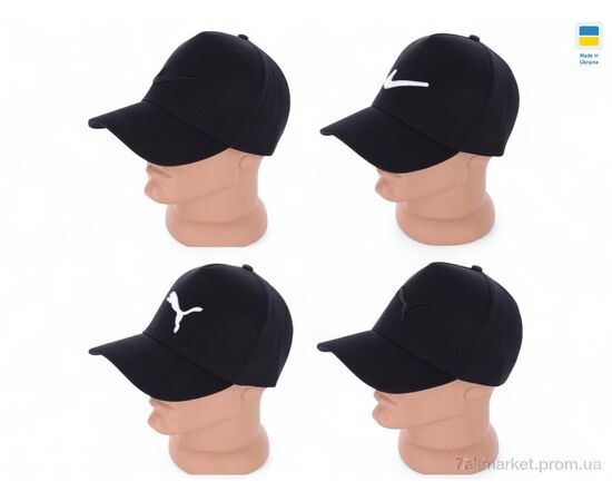 Кепка для чоловіків Літо 0123 mix (4 шт. р.сітка56-62) "Mabi" недорого оптом від прямого постачальника, зображення 2