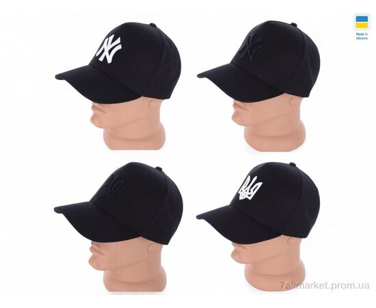 Кепка для чоловіків Літо 0125 mix (4 шт. р.сітка56-62) "Mabi" недорого оптом від прямого постачальника, зображення 2