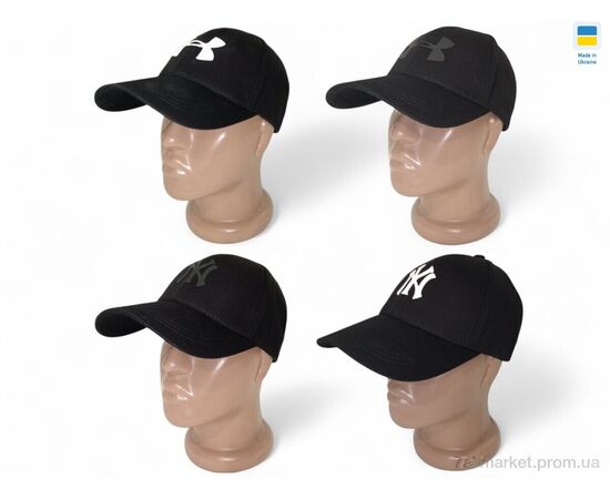 Кепка для чоловіків Літо 0138 mix (4 шт. р.сітка56-62) "Mabi" недорого оптом від прямого постачальника, зображення 2