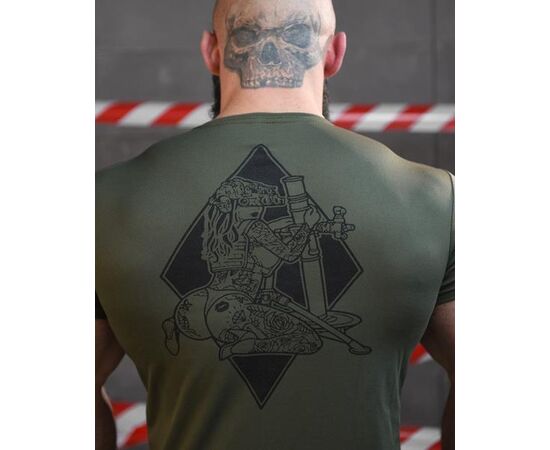 Футболка чоловіча 639 green р.M-3XL "Madoka" недорого оптом від прямого постачальника, зображення 2