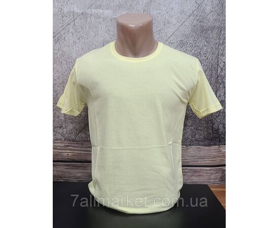 Фотография Футболка мужская однотонная  р.S-XL (6цв) "MODY" недорого оптом от прямого поставщика, изображение 3