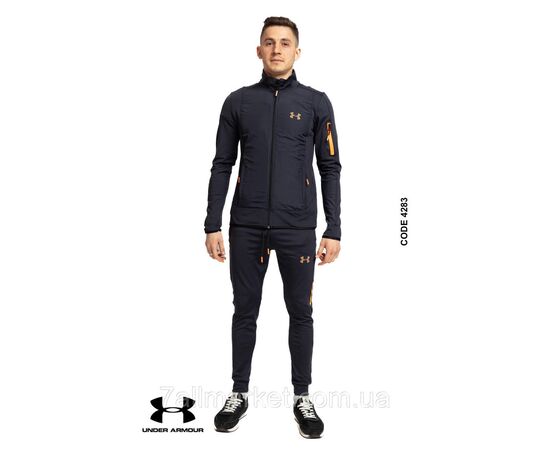 Фотография Спортивный мужской костюм на байке UA размеры S-2XL (5цв)  "REMAIN" недорого от прямого поставщика, изображение 3