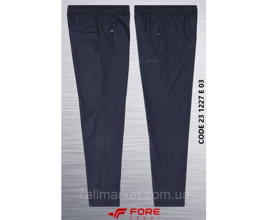 Спортивні штани чоловічі прямі плащівка FORE розміри M-3XL (2кв) "REMAIN" недорого від прямого постачальника, зображення 2