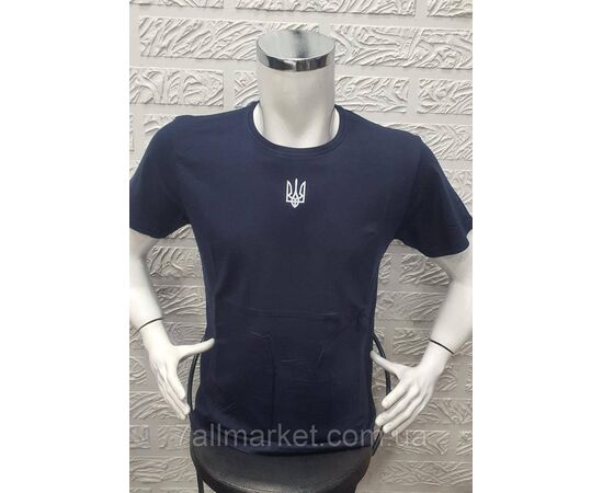 Фотография Футболка мужская патриотическая с Тризубом  р.M-3XL (4цв) "MODY" недорого оптом от прямого поставщика, изображение 6