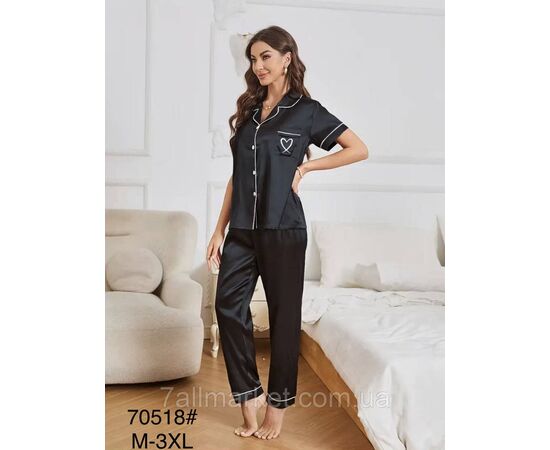 Піжама жіноча молодіжна р-ри 50-58 (3 кв) "FLOWER" купити недорого від прямого постачальника, зображення 2