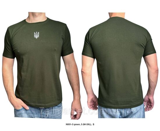 Фотография Футболка мужская патриотическая с Тризубом  р.M-3XL (4цв) "MODY" недорого оптом от прямого поставщика, изображение 2