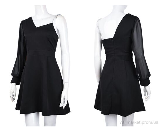 Фотография Платье женское Лето 228 black (3 шт. р.сетка 42-46) "Adam&Eva" недорого оптом от прямого поставщика, изображение 3