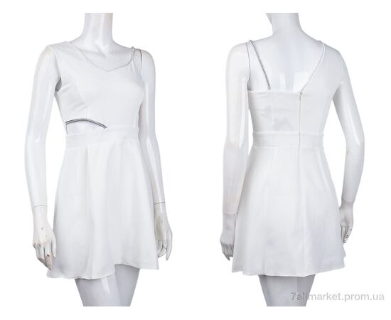 Сукня жіноча Літо 111 white (3 шт. р.сітка42-46) "Adam&Eva" недорого оптом від прямого постачальника, зображення 3