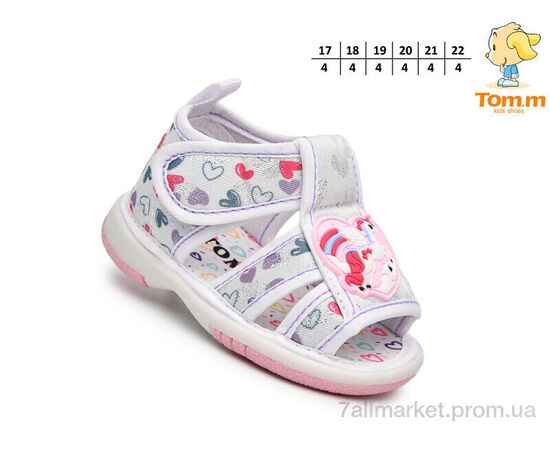 Босоніжки дитячі літні  T68005C (24 пар р.17-22) "TOM.M" недорого оптом від прямого постачальника, зображення 2