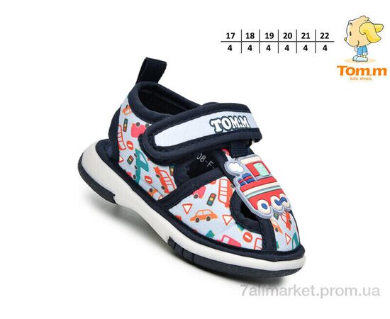 Сандалії дитячі літні  T68008F (24 пар р.17-22) "TOM.M" недорого оптом від прямого постачальника, зображення 2