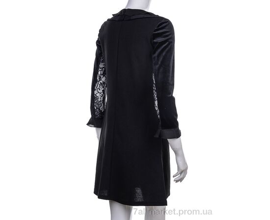 Фотография Платье женское Весна/осень 973 black (2 шт. р.сетка 36-38) "Vande Grouff" недорого оптом от прямого поставщика, изображение 2