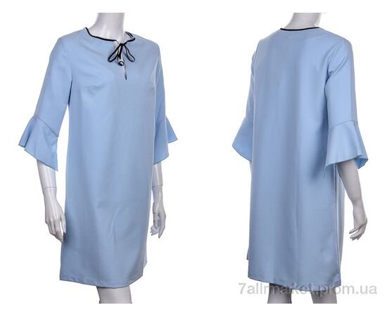 Фотография Платье женское Лето 941 blue (2 шт. р.сетка 36-38) "Vande Grouff" недорого оптом от прямого поставщика, изображение 3