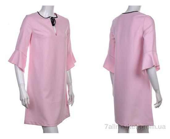 Фотография Платье женское Лето 941 pink (2 шт. р.сетка 36-38) "Vande Grouff" недорого оптом от прямого поставщика, изображение 3