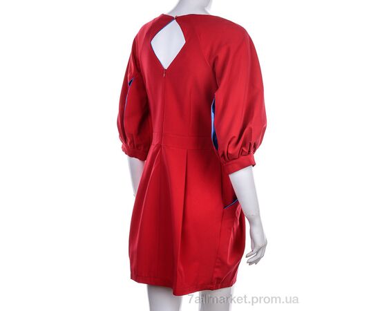 Сукня жіноча Весна/осінь 758 red (3 шт. р.сітка34-38) "Vande Grouff" недорого оптом від прямого постачальника, зображення 2