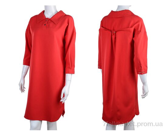 Фотография Платье женское Лето 916 red (3 шт. р.сетка 36-40) "Vande Grouff" недорого оптом от прямого поставщика, изображение 3